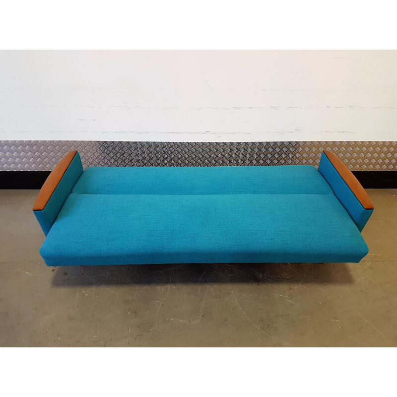 Danish 3 Seat Sofa-Bed - 1960s