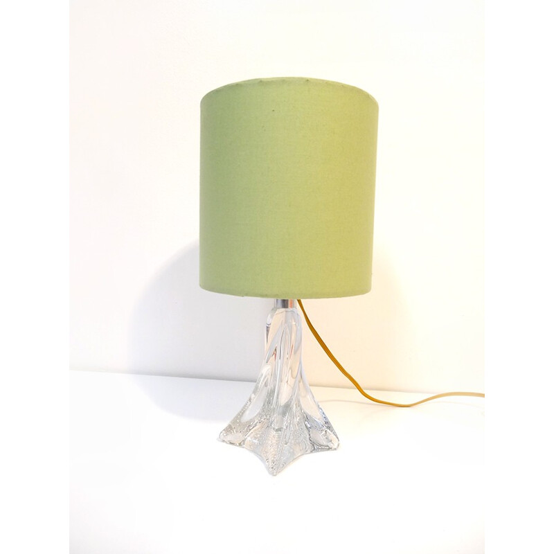 Retro chic mid-century crystal lamp - 1940s