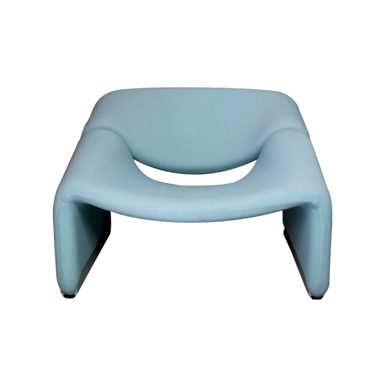 Fauteuil Groovy vert vintage de Pierre Paulin - 1970 