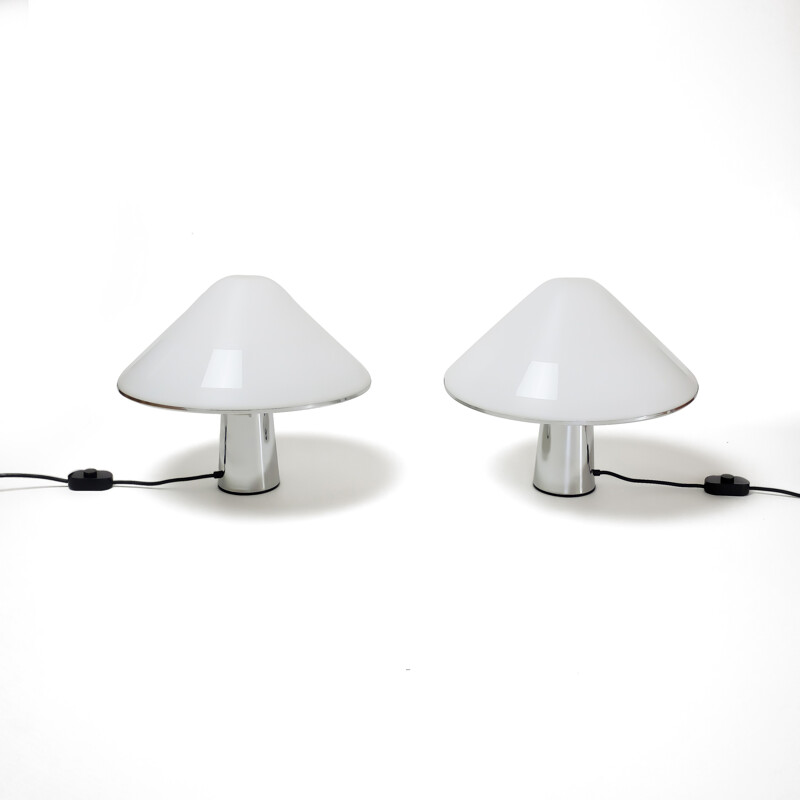 Lampes de table Mushrooms par Guzzini - 1980