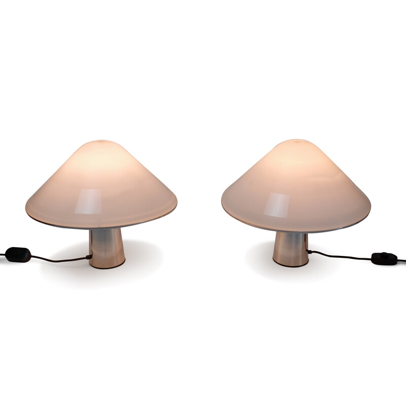 Mushrooms table lamps by Guzzini - 1980s
