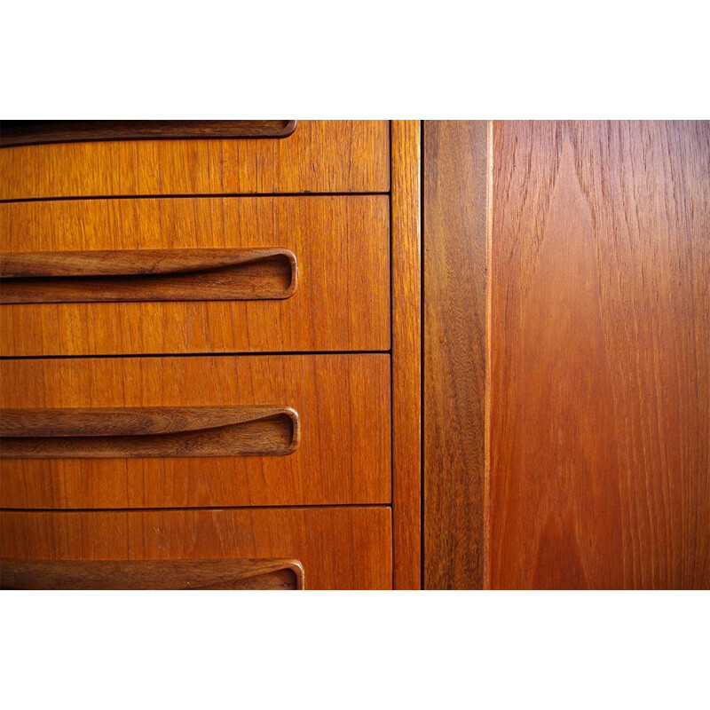 Scandinavian sideboard in teak, Ib KOFOD LARSEN - 1960s