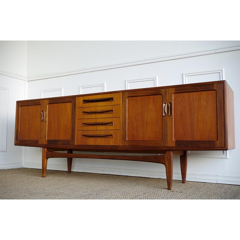 Scandinavian sideboard in teak, Ib KOFOD LARSEN - 1960s