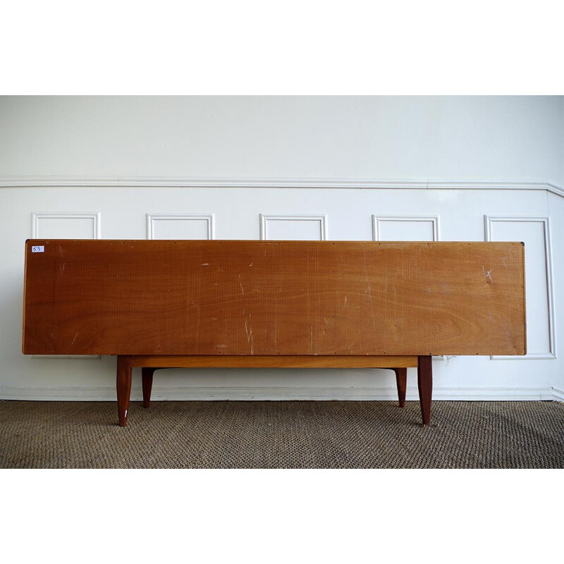 Scandinavian sideboard in teak, Ib KOFOD LARSEN - 1960s