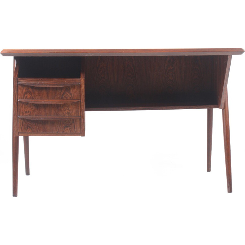 Danish Free-Standing Rosewood Desk - 1950s