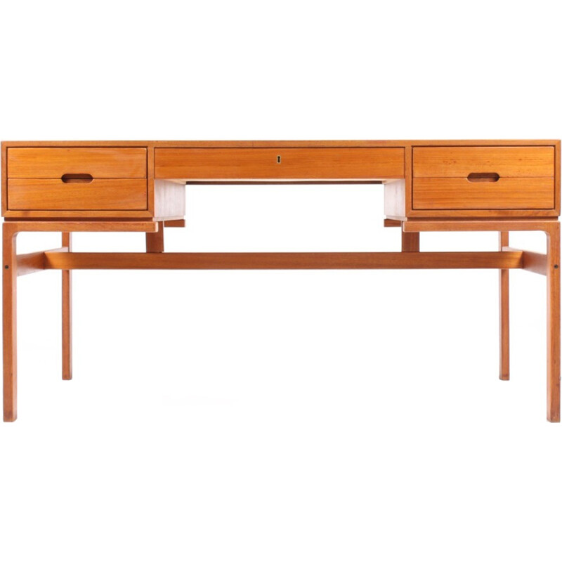 Teak Desk by Arne Wahl Iversen for Vinde Møbelfabrik - 1960s