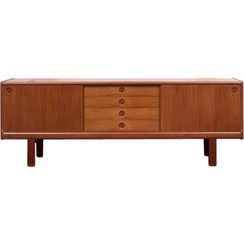 Vintage scandinavian teak sideboard by Bramin - 1970s