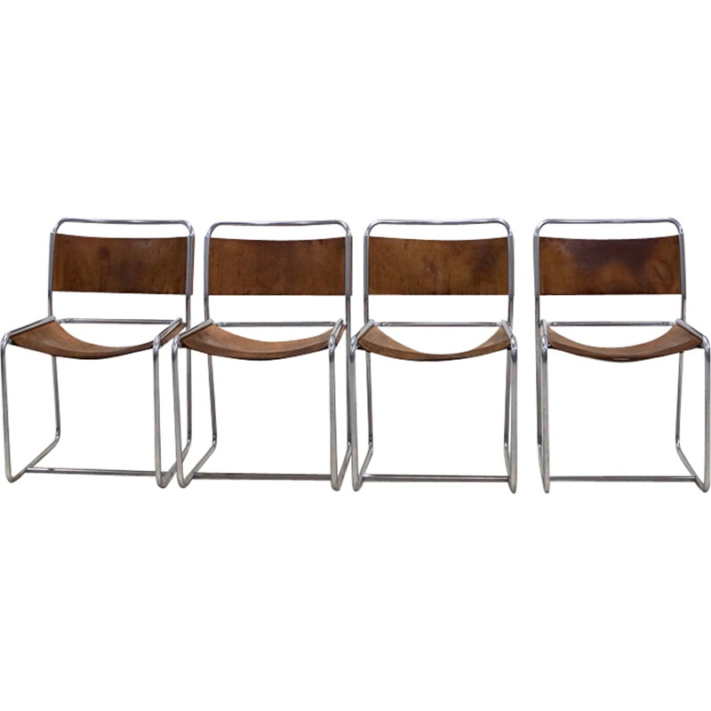 Set of 4 SE18 Dining chairs by Claire Bataille & Paul Ibens for 't Spectrum - 1970s