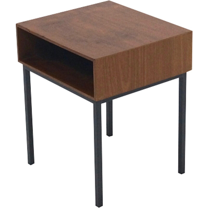 Vintage Teak Side Table Minimalist Style - 1960s