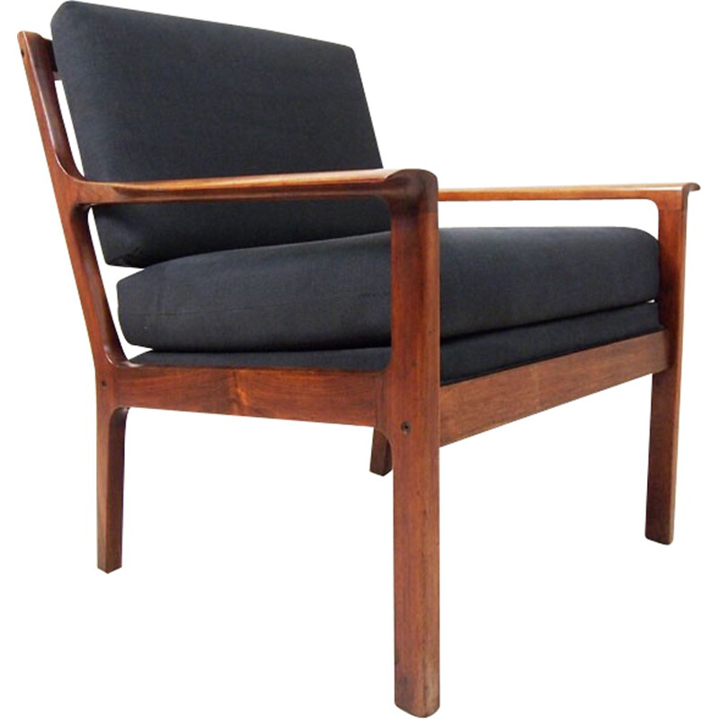 Rosewood lounge chair by Hans Olsen for Vatne Møbler - 1960s