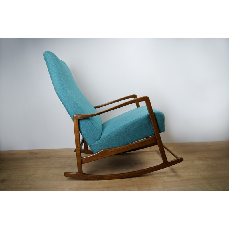 Vintage rocking chair in beech - 1960s