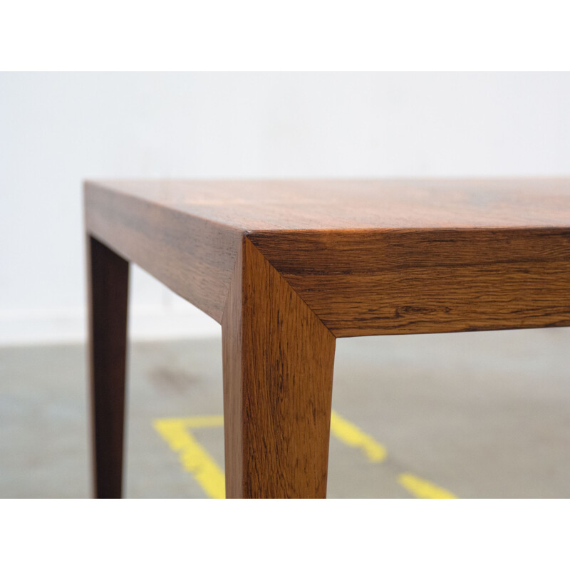 Rosewood side table by Severin Hansen Jr. for Haslev Møbelsnedkeri - 1950s