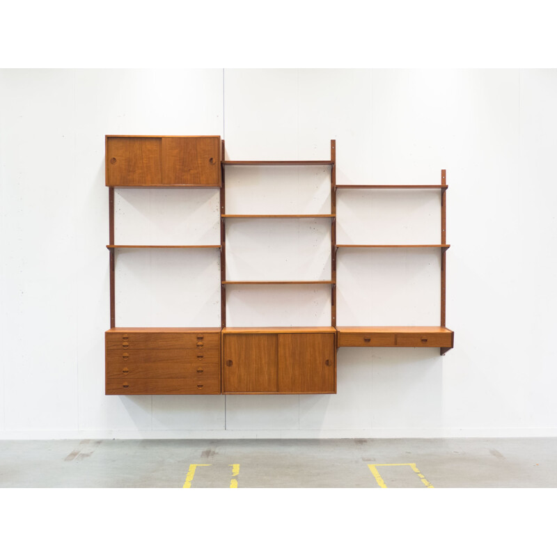 Wall unit by Rud Thygesen and Johnny Sørensen for Hansen & Guldborg - 1950s