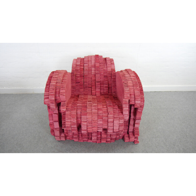 Little Beaver lounge chair with footrest by Frank O. Gehry for Vitra - 1980s