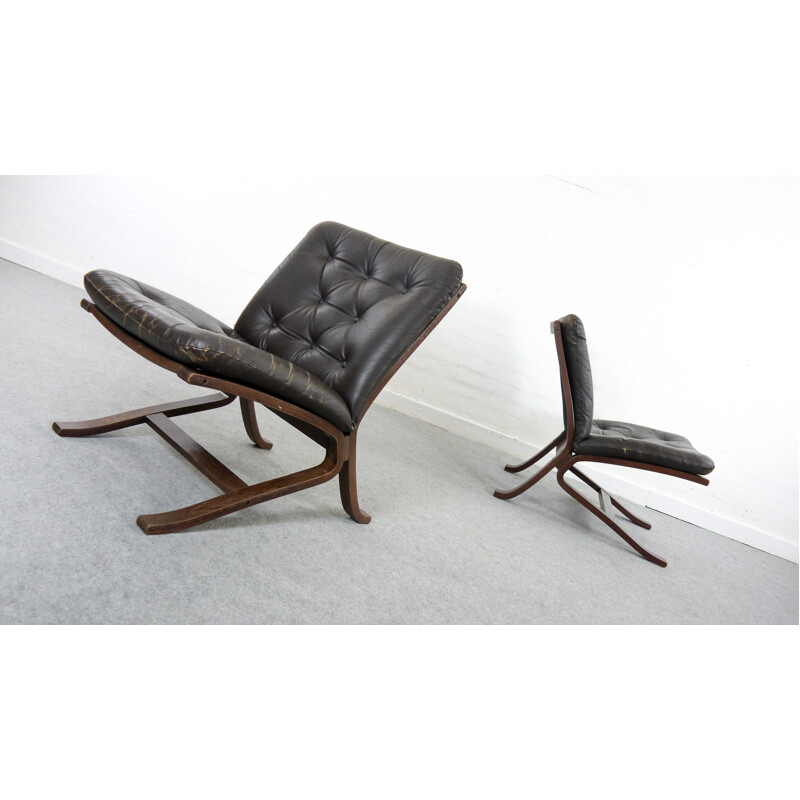 Pair of easy chairs Westnofa by Ingmar Relling - 1960s