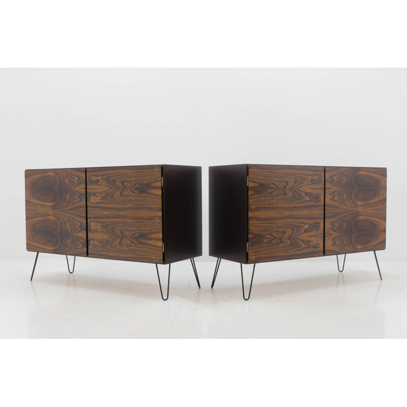 Ensemble de deux buffets en palissandre vintage - 1960