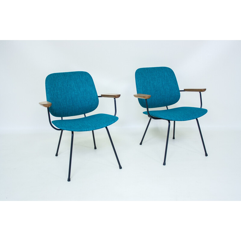 Suite de 2 fauteuils vintage par Kembo - 1950