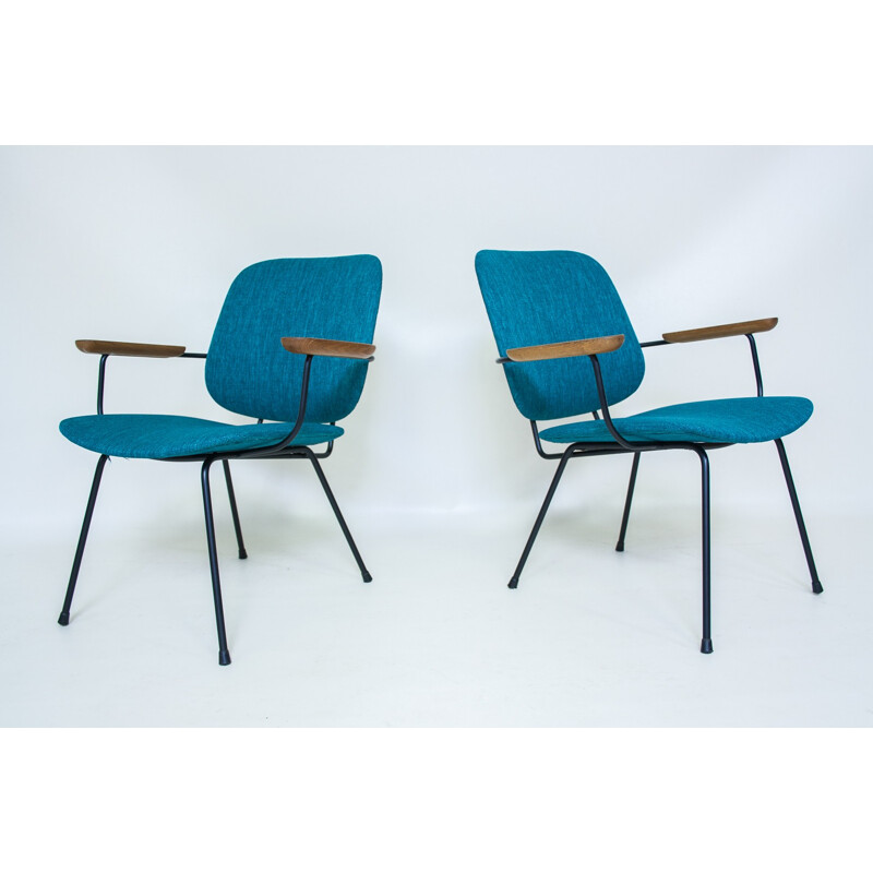 Suite de 2 fauteuils vintage par Kembo - 1950