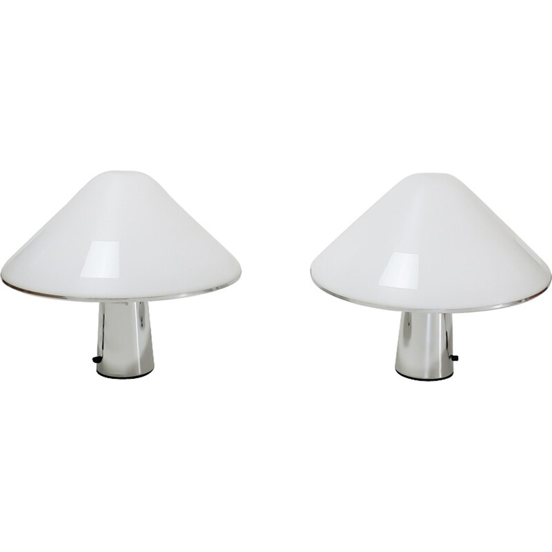 Lampes de table Mushrooms par Guzzini - 1980