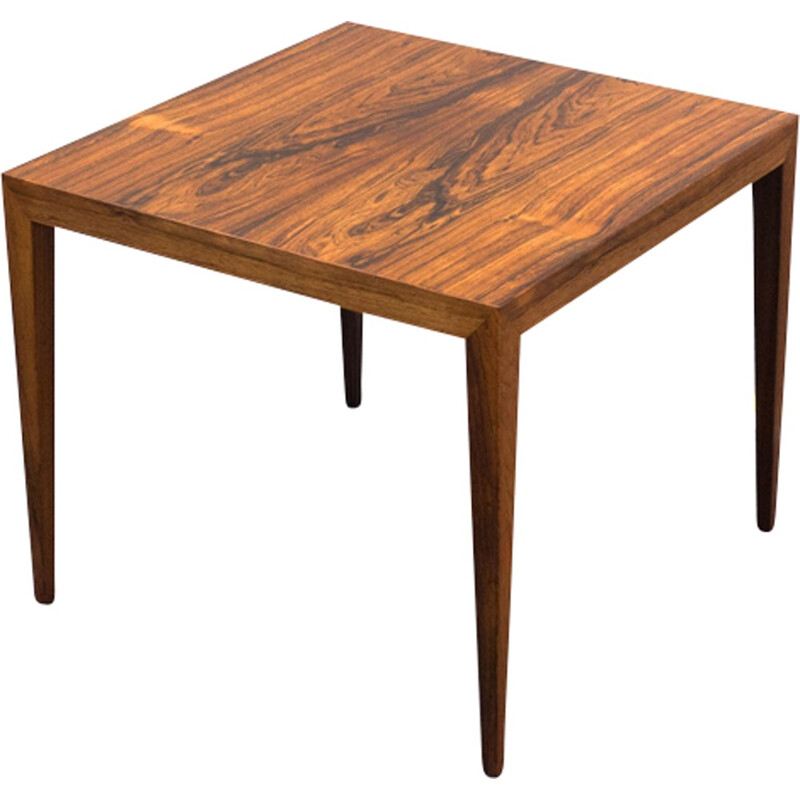 Rosewood side table by Severin Hansen Jr. for Haslev Møbelsnedkeri - 1950s