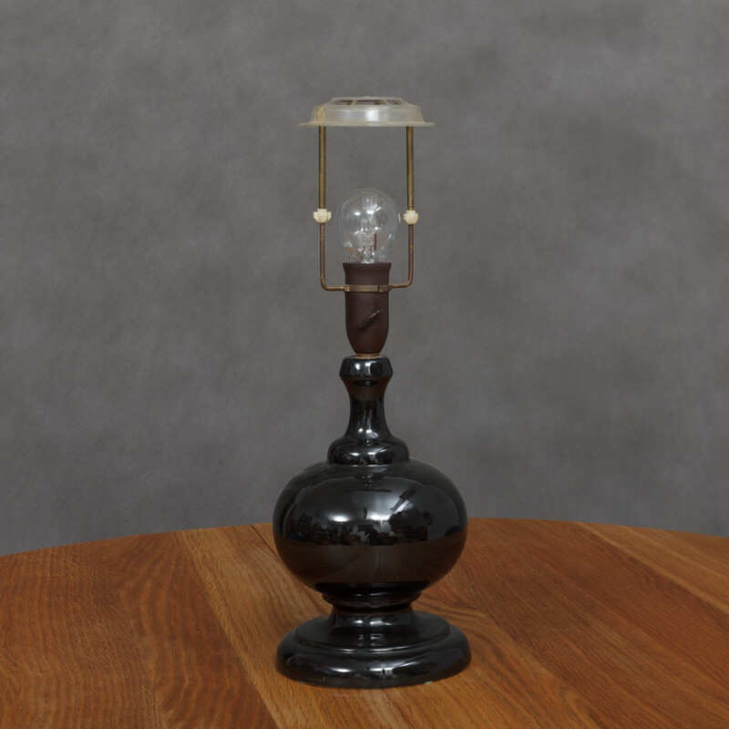 Lampe en céramique vintage avec abat-jour Le Kilint - 1960