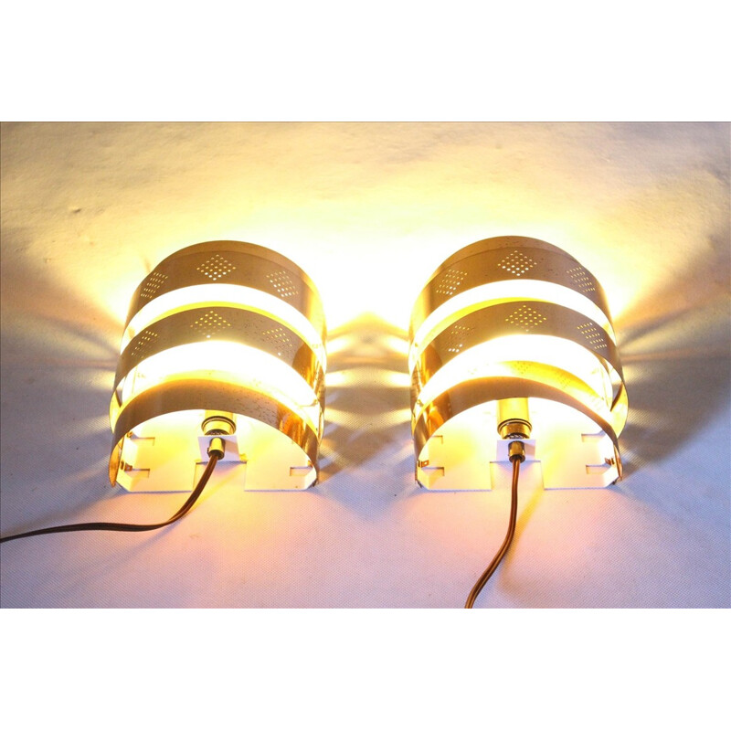Danish Mural lamps by Werner Schou for Coronell Electro - 1970s