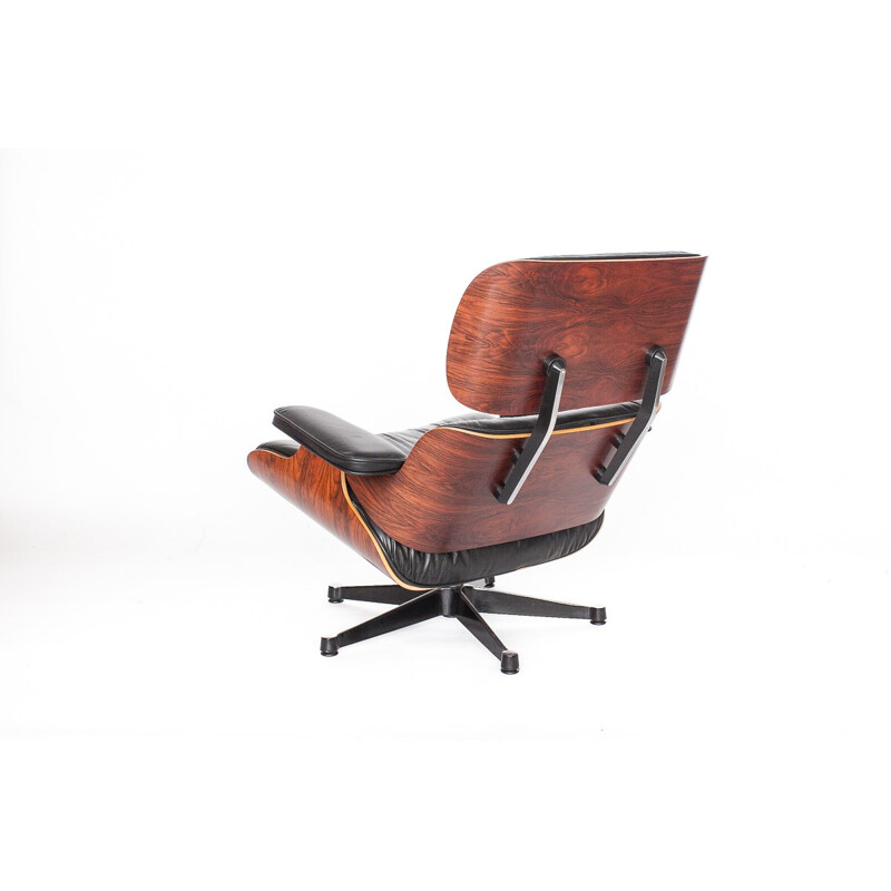 Lounge armchair in rosewood by Charles & Ray Eames for Vitra - 1970s