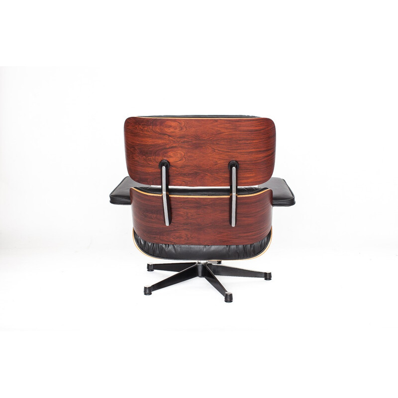 Lounge armchair in rosewood by Charles & Ray Eames for Vitra - 1970s