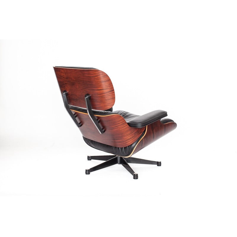 Lounge armchair in rosewood by Charles & Ray Eames for Vitra - 1970s