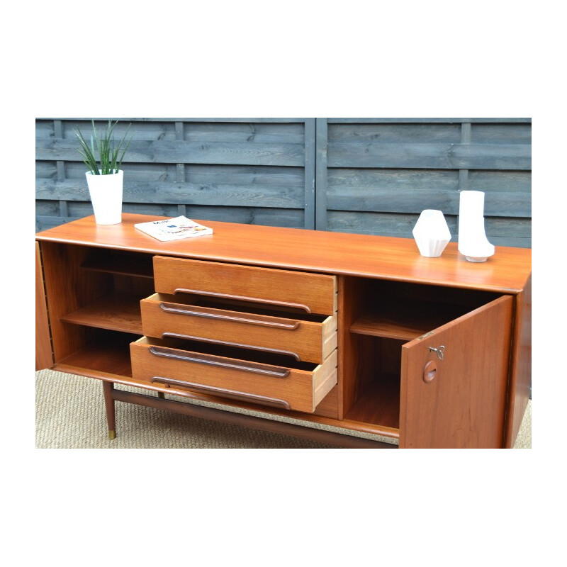 Enfilade en teck scandinave par Sven Andersen - 1960