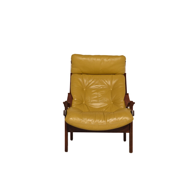 Hunter armchair by Torbjorn Afdal for Bruksbo - 1960s