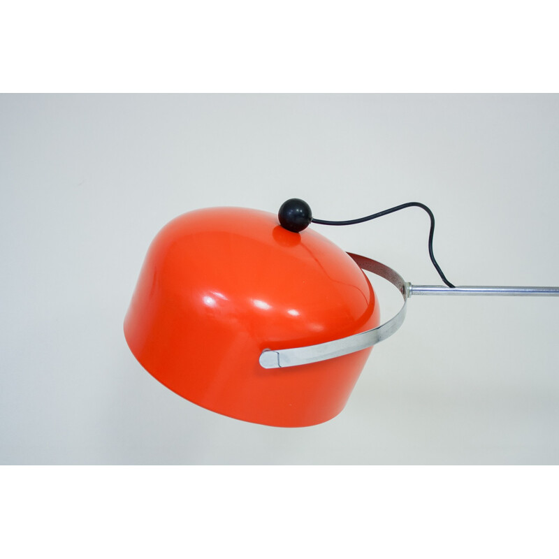 Vintage orange counterbalance pendant by JJM Hoogervorst for Anvia - 1970s