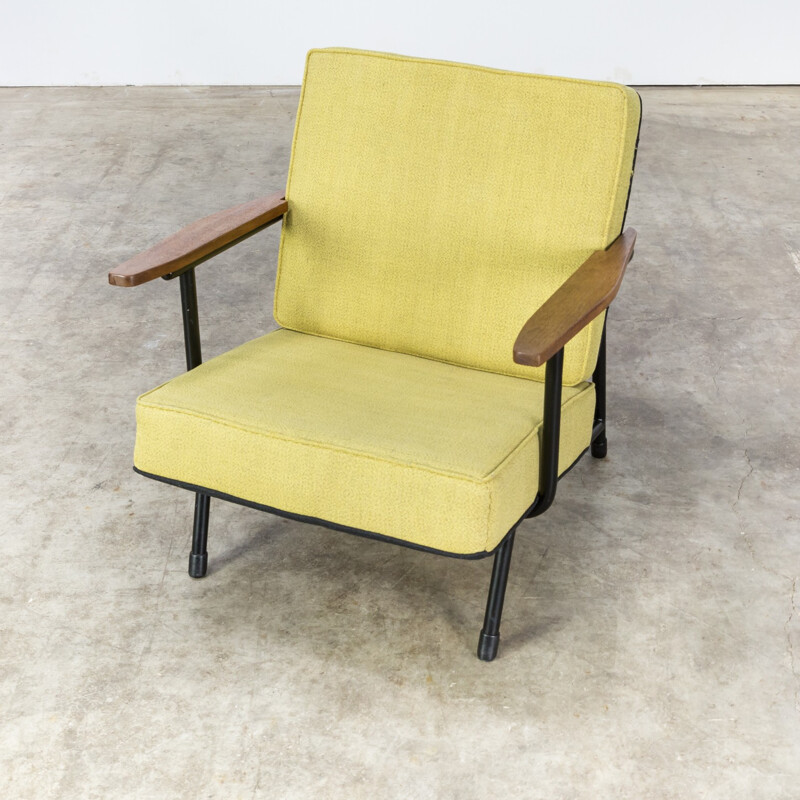 Pair of vintage low back armchairs by Alf Svensson for Dux - 1960s