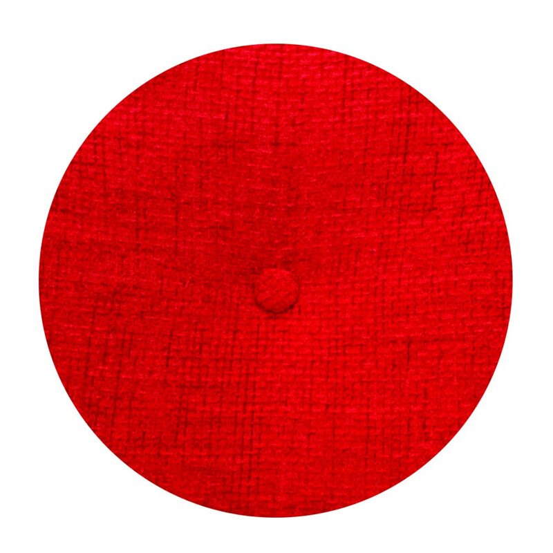 Fauteuil vintage en tissu rouge - 1960