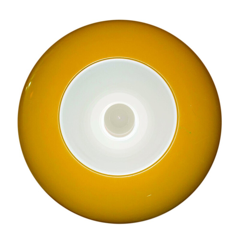 Vintage yellow ceiling lamp - 1960s