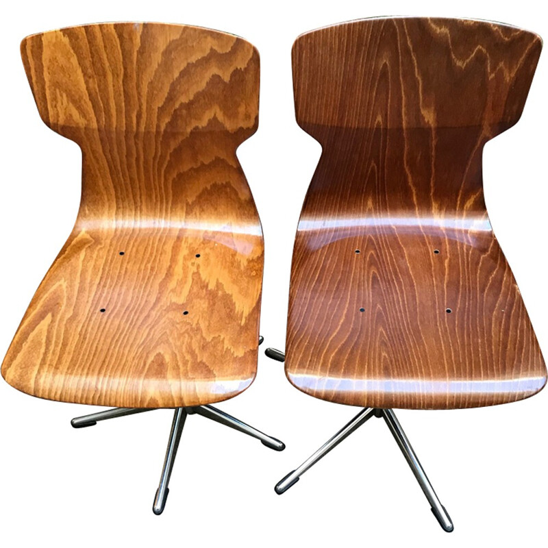 Vintage Pair of Pagholz Chairs - 1970s