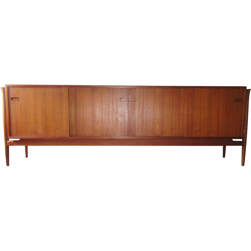 Scandinavian row teak by Finn Juhl for Samcom - 1950s