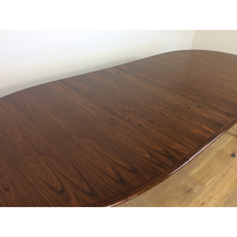 Vintage rosewood extendable dining table - 1960s