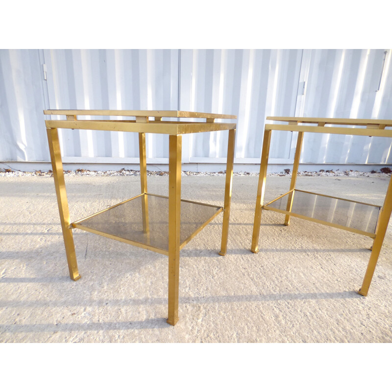 Pair of side tables by Guy Lefevre for Maison Jansen - 1960s