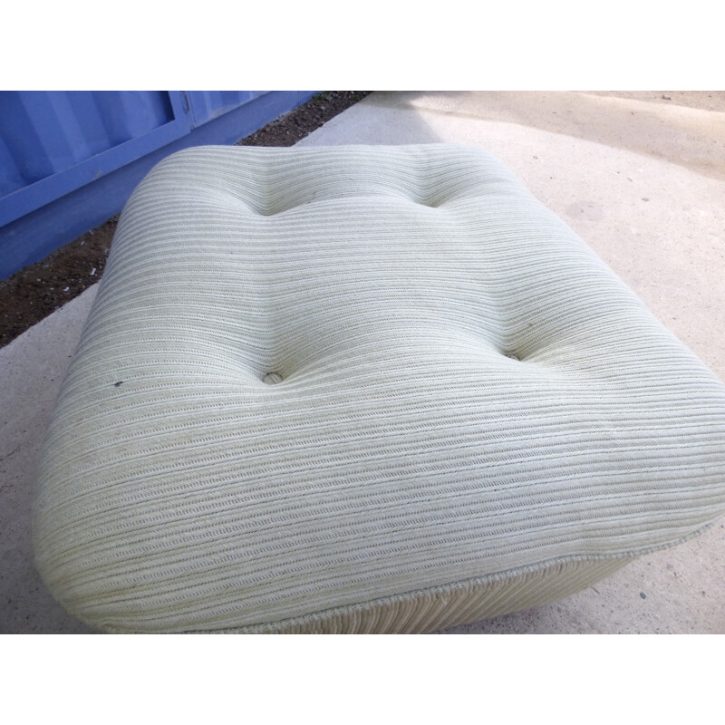 Vintage Armchair and pouf "Orchidée"  by Michel Cadestin for Airborne - 1970s