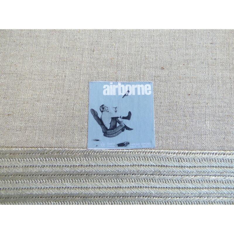 Fauteuil et ottoman "Orchidée" de Michel Cadestin pour Airborne - 1970