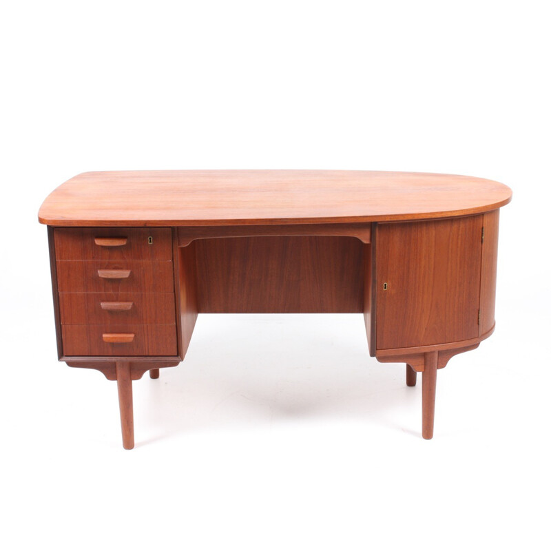 Mid-Century Danish Teak Desk - 1950s