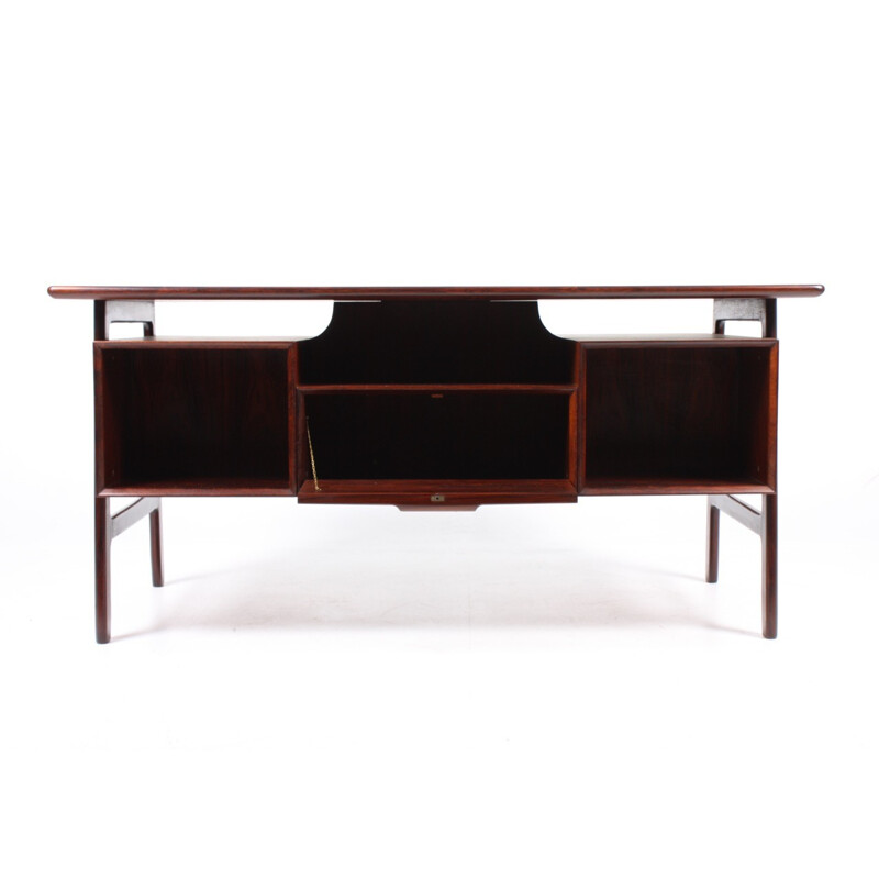 Vintage Rosewood Desk by Omann Jun - 1950s