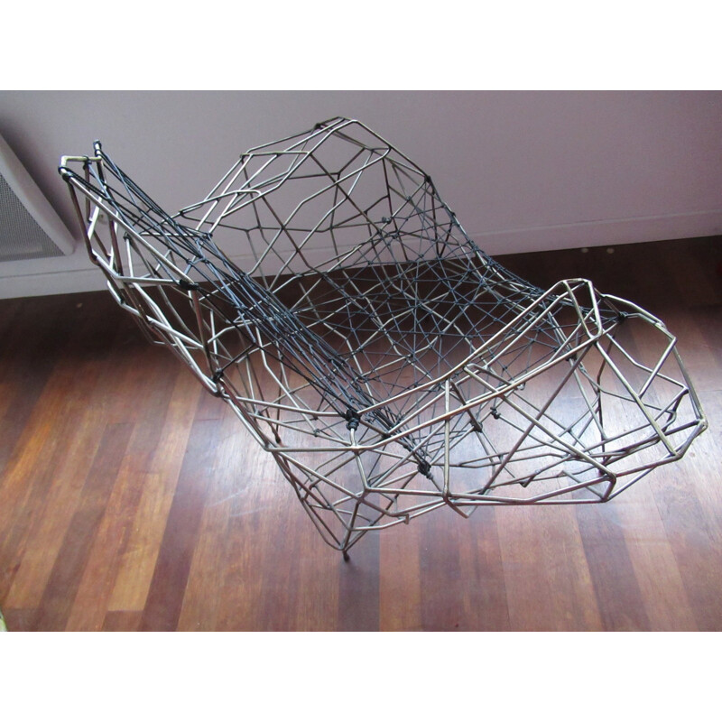 Vintage sculpture armchair by Gerard Coquelin - 1990s