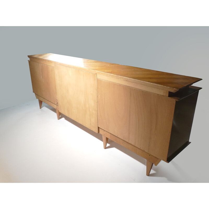 Vintage cherry wood sideboard, France 1950