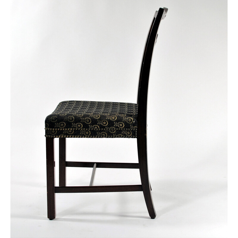Conjunto de 6 cadeiras de jantar em mogno vintage de Georg Kofoed, Dinamarca 1930
