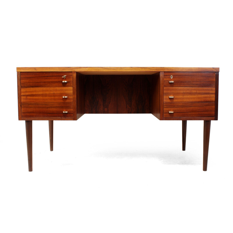 Vintage danish rosewood desk - 1960s