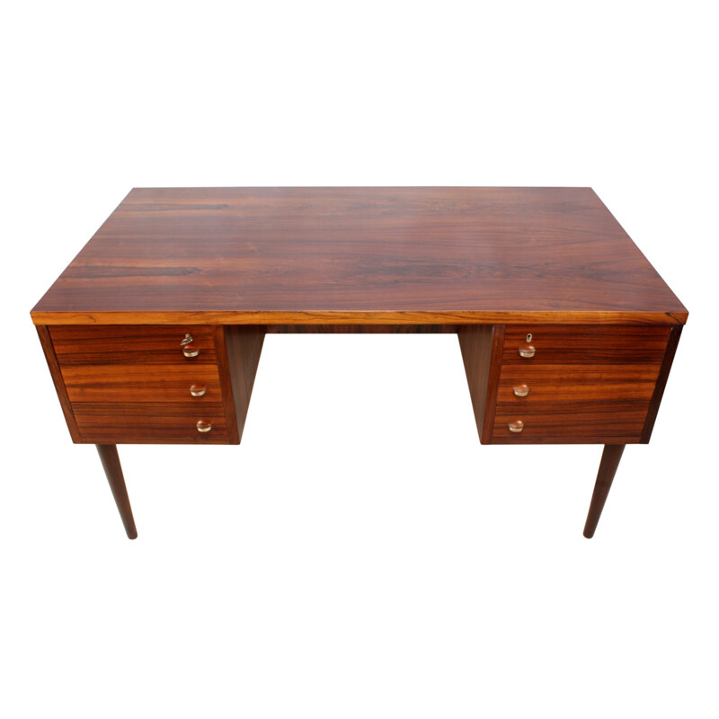Vintage danish rosewood desk - 1960s