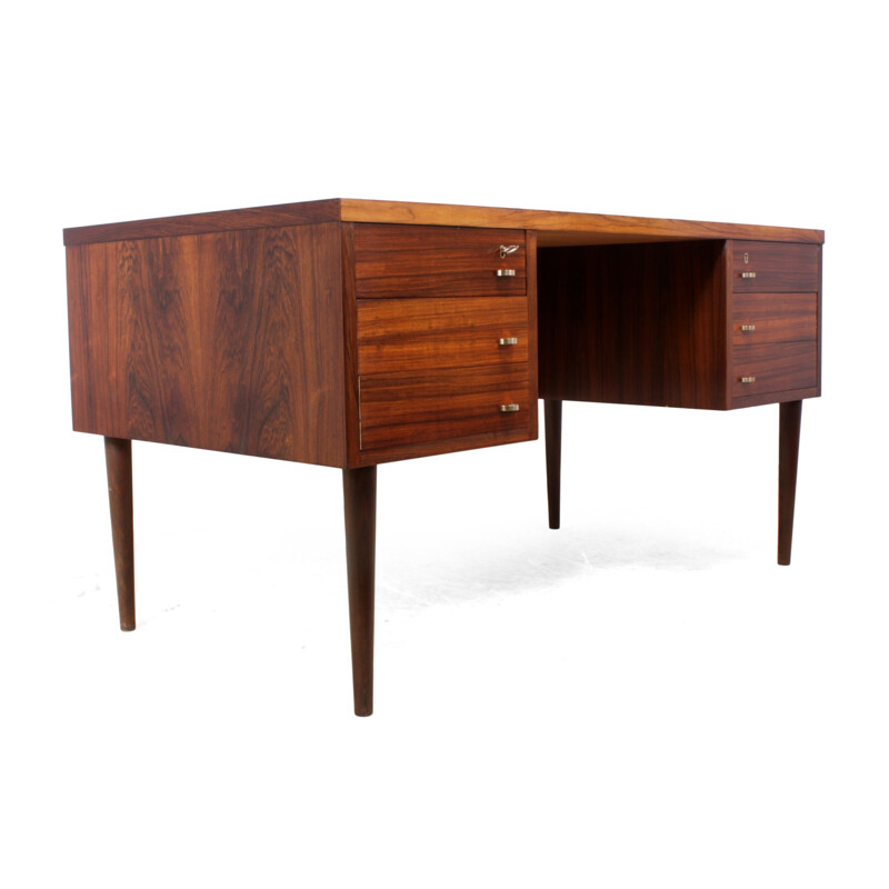 Vintage danish rosewood desk - 1960s