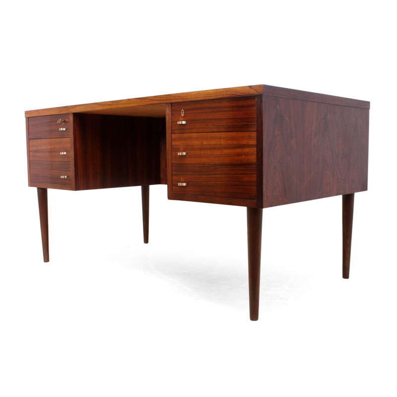 Vintage danish rosewood desk - 1960s